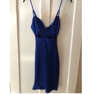 Charlotte Ruse little blue dress size small